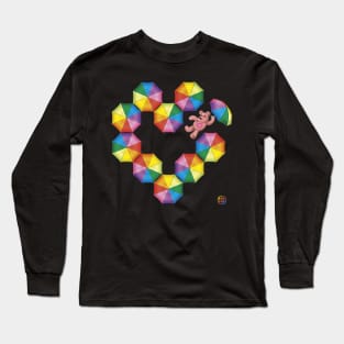 Umbrellas and teddy bear Long Sleeve T-Shirt